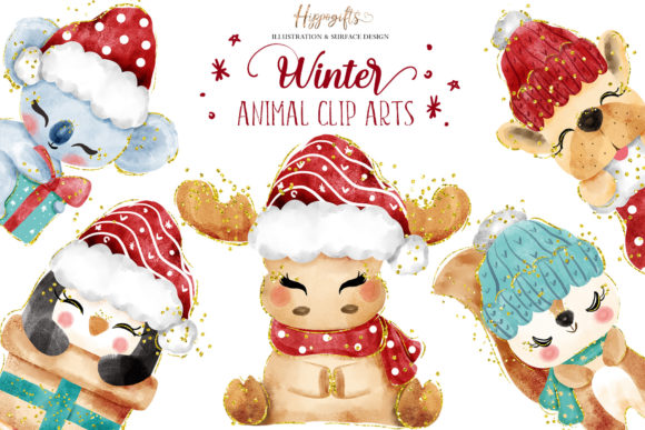 Download Winter Christmas Animal Cliparts - Cliparts Collection