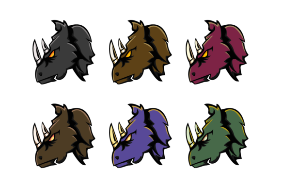 Download Rhino Head Illustration - Premium Resources