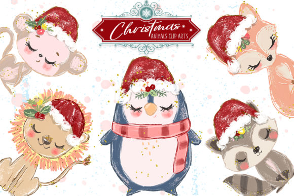 Download Christmas Animals Cliparts - Cliparts Collection