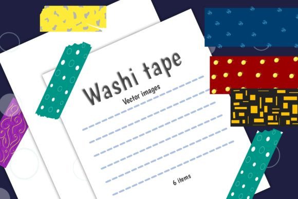 Download Cute Washi Tape Illustration - Tape Collection