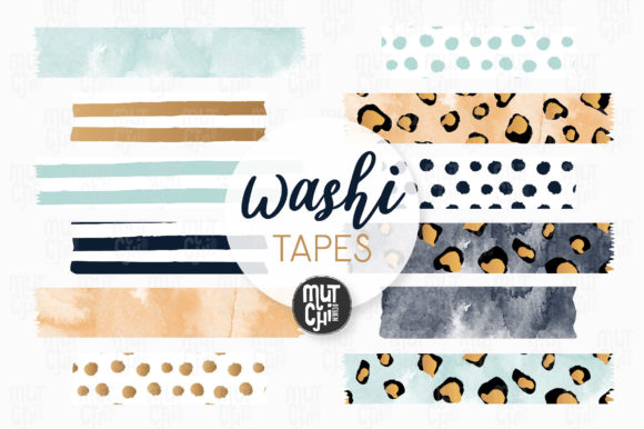 Download Blue Boho Animal Washi Tapes Cliparts - Cliparts Collection