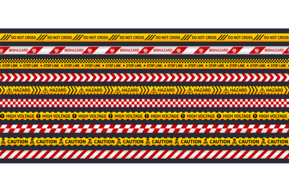 Download Attention Ribbons. Secure Tape Seamless - Premium Resources