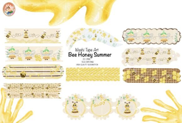 Download Bee Washi,Spring Washi,washi Tape Cute - Tape Collection