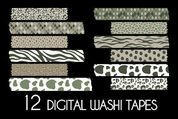 Download Safari Animal Prints Washi Tapes Pattern - Safari animal Collection
