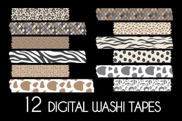 Download Neutral Animal Prints Washi Tapes - Tape Collection