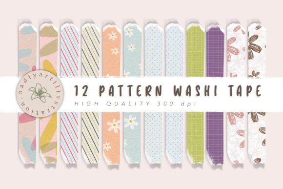 Download Pattern Washi Tape Clipart - Tape Collection